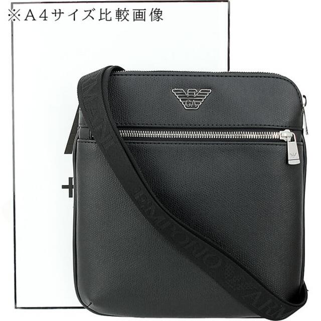 EMPORIO ARMANI ショルダーバッグ メンズ 新品 ブラック 9818