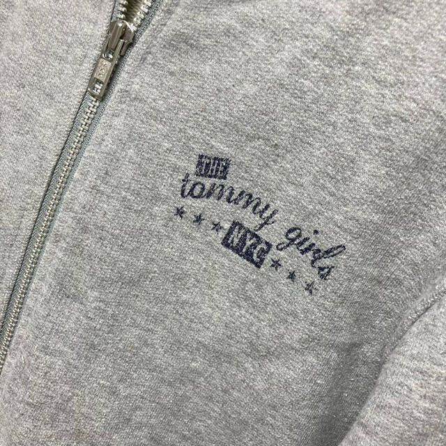 tommy girl(トミーガール)のtommygirl パーカー　XS グレー スウェットパーカー レディースのトップス(パーカー)の商品写真