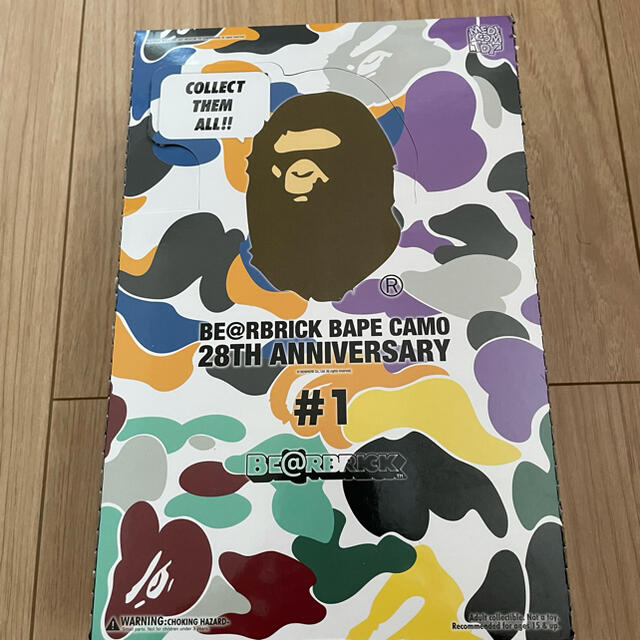 28TH ANNIVERSARY BE@RBRICK BAPE CAMO #1