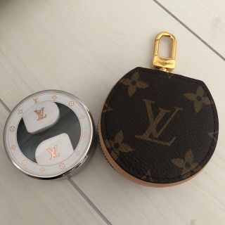 ルイヴィトン(LOUIS VUITTON)のルイヴィトン　イヤホン　イヤホンケース　ホワイト(ヘッドフォン/イヤフォン)