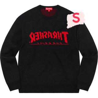 シュプリーム(Supreme)のSupreme / Thrasher® Sweater "Black"(ニット/セーター)