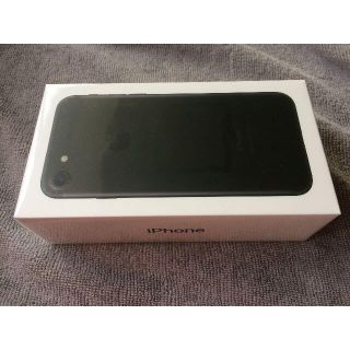 新品・未開封/iPhone7(32GB)ブラック/SIMロック解除済(スマートフォン本体)