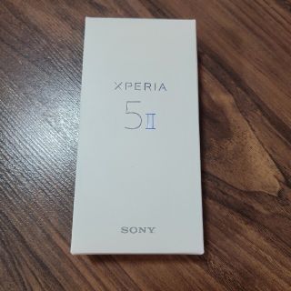 エクスペリア(Xperia)のSONY XPERIA 5 II  ブルー 256GB simフリー(スマートフォン本体)