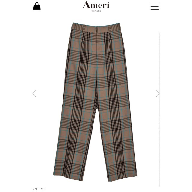 CHEERFUL CHECK PANTS