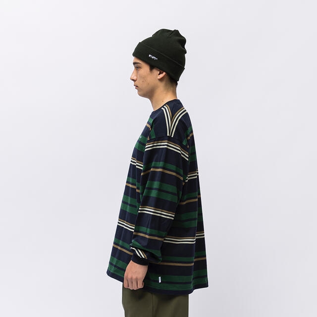 シャイニングゴールデン Wtaps LANE SS COTTON Green ディセンダント