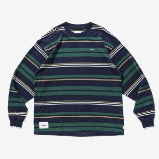 ダブルタップス(W)taps)のL GREEN WTAPS JAM / LS / COTTON ボーダー ロンT(Tシャツ/カットソー(七分/長袖))