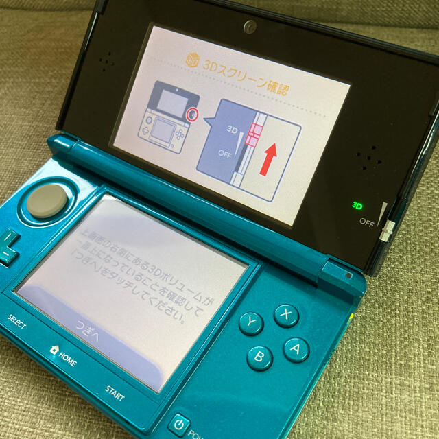 Nintendo 3DS 本体 アクアブルー