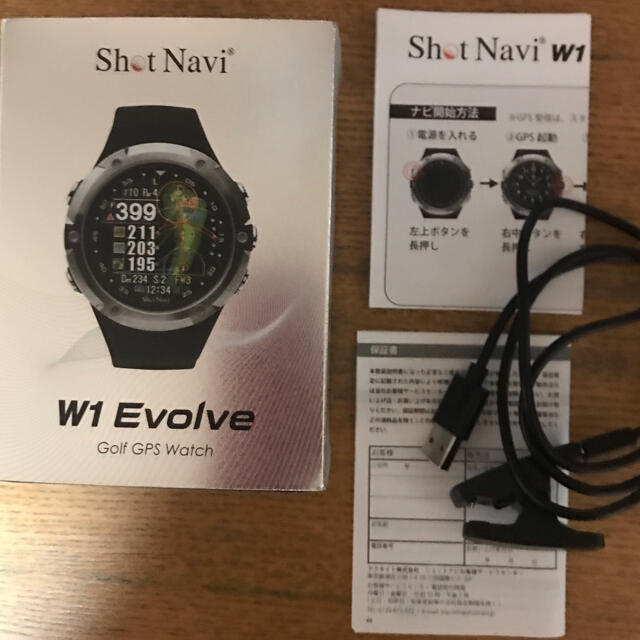 【美品】shot navi（ショットナビ）W1 Evolve