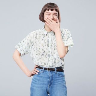 ユニクロ(UNIQLO)のソフトコットンシャツ(シャツ/ブラウス(半袖/袖なし))