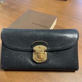 ルイヴィトン(LOUIS VUITTON)のルイヴィトン  マヒナ　黒　長財布(財布)