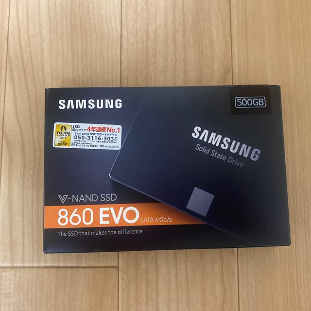 SAMSUNG 860 EVO  500GB SSD 新品未開封