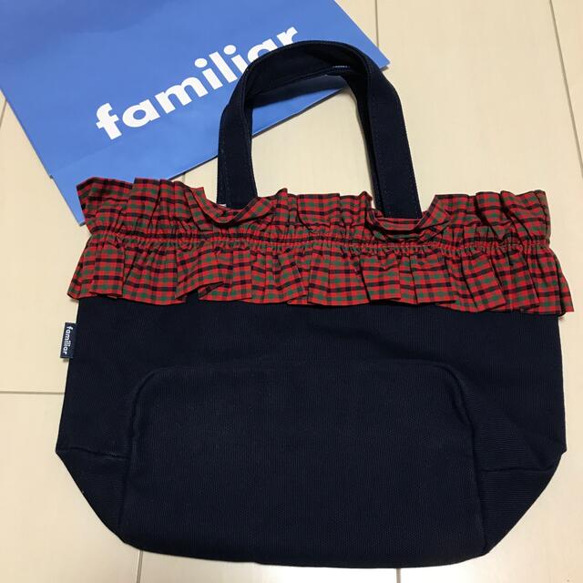 familiar(ファミリア)の【現行品】【新品未使用】ファミリア トートバッグ  レディースのバッグ(トートバッグ)の商品写真