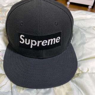 シュプリーム(Supreme)のsupreme NEWERA GORE-TEX 黒　7-1/4(キャップ)