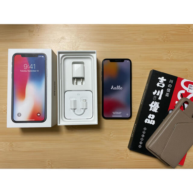 お値下げ【美品】iPhoneX 256GB スペースグレイ iPhone10-