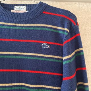 ラコステ(LACOSTE)のラコステ　　ボーダーニット（古着）(ニット/セーター)