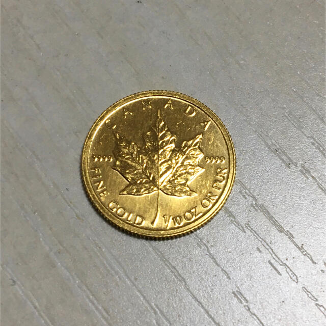 軽量+ストレッチ性+吸水速乾 カナダメープルリーフ金貨1/10oz 1985年