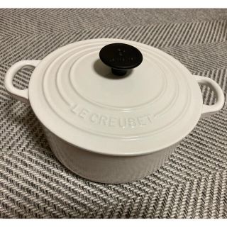 LE CREUSET - ル・クルーゼ LE CREUSET ココットロンド 白 18cmの通販