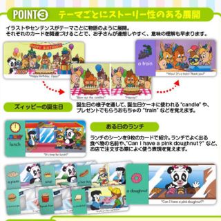 最新版 ズィッピーアンドミーのトークアロングカード ディズニー英語