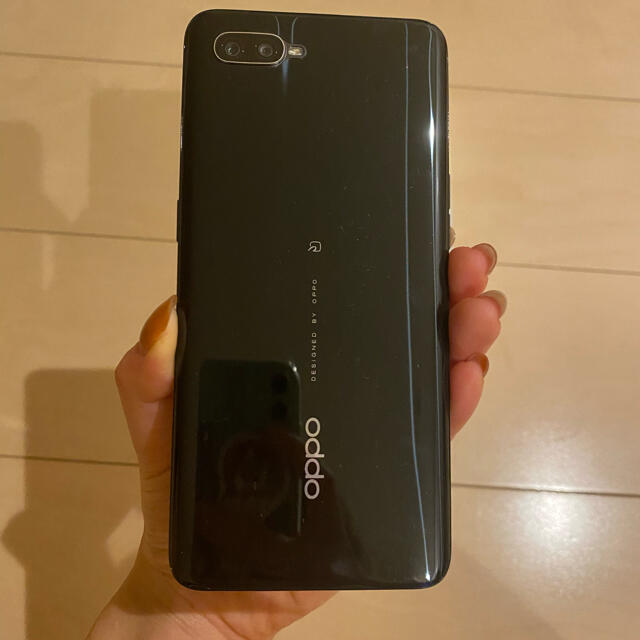 OPPO(オッポ)のrana様専用　OPPO RENO A 64GB SIMフリー ブラック スマホ/家電/カメラのスマートフォン/携帯電話(スマートフォン本体)の商品写真