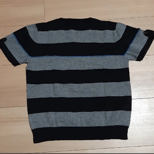 BURBERRY(バーバリー)のバーバリー 110 ボーダー半袖ニット キッズ/ベビー/マタニティのキッズ服男の子用(90cm~)(Tシャツ/カットソー)の商品写真