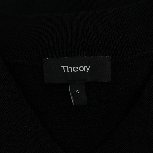 theory(セオリー)のセオリー 20SS  ベスト ニット Vネック プルオーバー S 黒 ブラック レディースのトップス(ベスト/ジレ)の商品写真