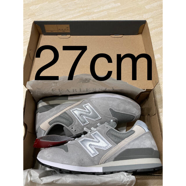 New Balance(ニューバランス)のニューバランス cm996bg グレー 27cm 未使用 タグ付 メンズの靴/シューズ(スニーカー)の商品写真