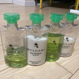 ブルガリ(BVLGARI)のブルガリ　アメニティー４本セット(サンプル/トライアルキット)