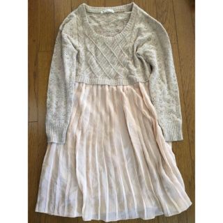 マジェスティックレゴン(MAJESTIC LEGON)の♡本日限定お値下♡MAJESTIC LEGON ニット ワンピース  フリー♡(ひざ丈ワンピース)