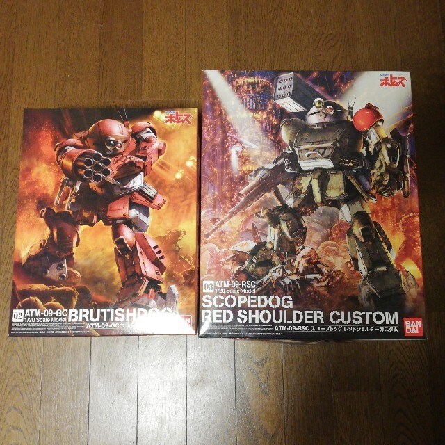 1/20 スコープドッグ レッドショルダーカスタム ブルー 1/20 スコープドッグ レッドショルダーカスタム ブルー