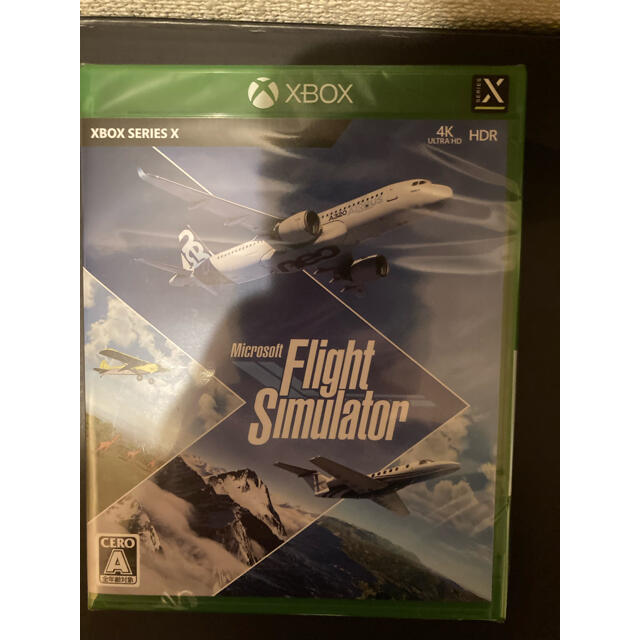 Xbox(エックスボックス)のMicrosoft Flight Simulator  x box エンタメ/ホビーのゲームソフト/ゲーム機本体(家庭用ゲームソフト)の商品写真