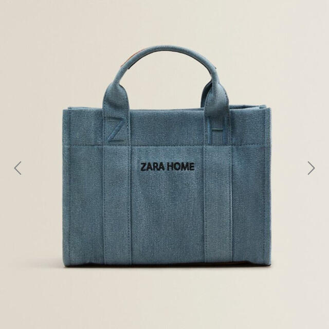 ZARA HOME(ザラホーム)のZARA HOME☆ハンドル付きミニ キャンバストートバッグ レディースのバッグ(トートバッグ)の商品写真