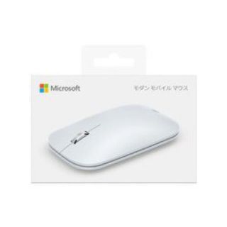 マイクロソフト(Microsoft)のマイクロソフト サーフェス PCマウス  [モダンモバイルマウス] ホワイト(PC周辺機器)