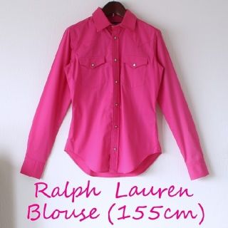 ラルフローレン(Ralph Lauren)の【美品】RALPH LAUREN 長袖ブラウス 155cm(ブラウス)