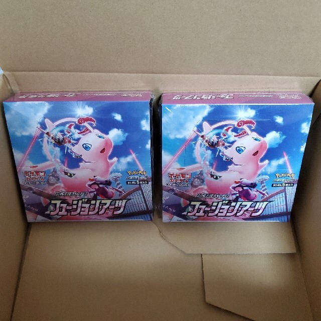 ポケモンカード フュージョンアーツ 2BOX シュリンク付き