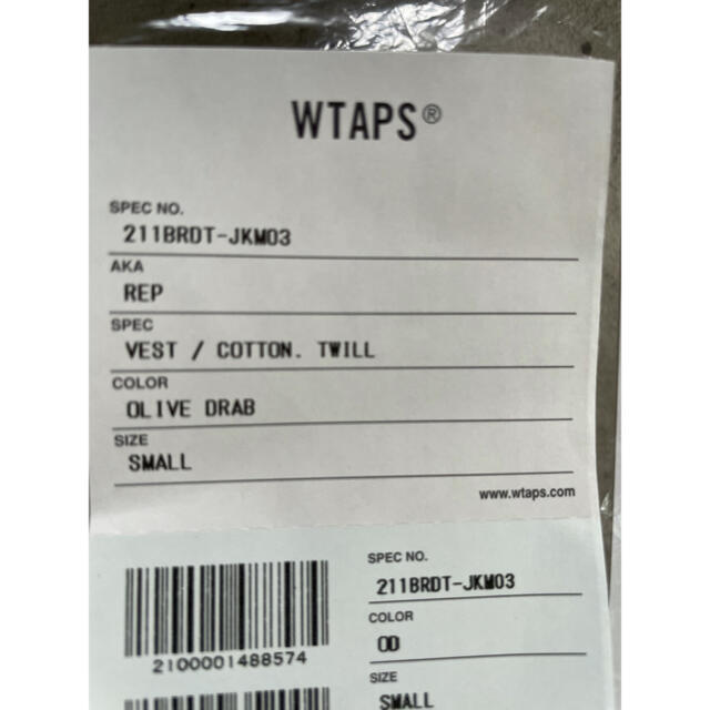 W)taps(ダブルタップス)のWTAPS 21ss REP VEST メンズのトップス(ベスト)の商品写真