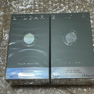 ブルガリ(BVLGARI)の【新品　２個セット】ブルガリ プールオム EDT SP 100ml 香水(ユニセックス)