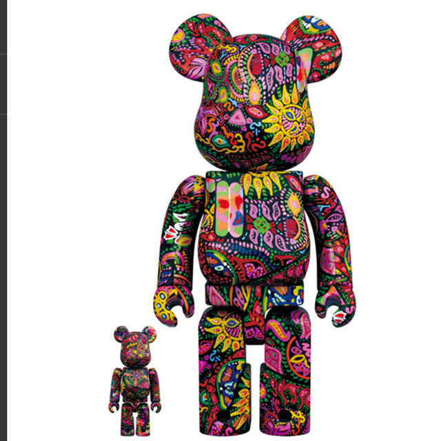 BE@RBRICK Psychedelic Paisley 100% 400%