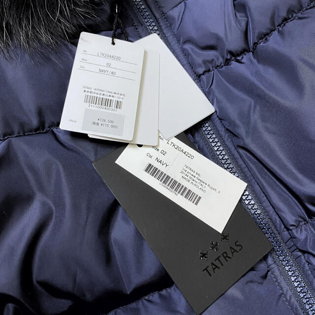TATRAS - 【TATRAS】OTTAWA 新品未使用 ラクーンファーロング丈 TATRAS - 【TATRAS】OTTAWA 新品未使用 ラクーンファーロング丈