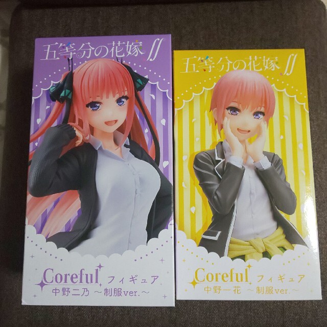 五等分の花嫁 フィギュア ～ 制服ver. ～ 中野一花 中野二乃 ２点 セット