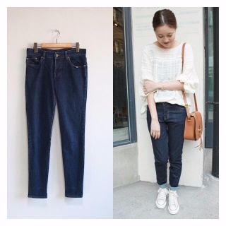 IENA SLOBE＊ LE DENIM スキニーデニムパンツ ブラック