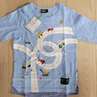 クレードスコープ(kladskap)のクレードスコープ　ワーキングカープリントTシャツ110(Tシャツ/カットソー)