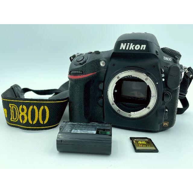 高品質 Nikon ニコン D800 ボディ ストラップ付き デジタル一眼