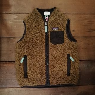 パタゴニア(patagonia)のパタゴニア キッズ レトロXベスト 4T ブラウン 110(ジャケット/上着)