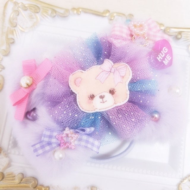 限定数量 kukuhime様♡ハンドメイド♡ふわふわファーリボン