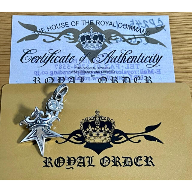 ROYALORDER(ロイヤルオーダー)の専用　ROYAL ORDER スターペンダント メンズのアクセサリー(ネックレス)の商品写真