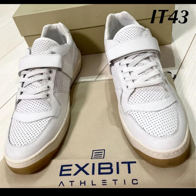 SALE‼️【新品】EXIBIT(イグジビット) ホワイト 43 イタリア製