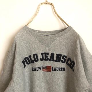 POLO RALPH LAUREN - POLO JEANS CO.RALPH LAUREN切り文字グレー