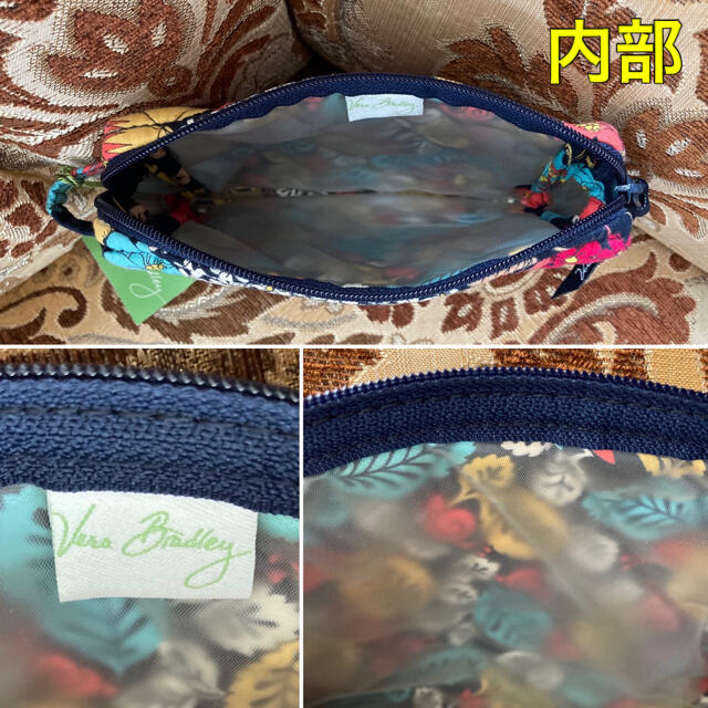 Vera Bradley(ヴェラブラッドリー)の新品タグ付き Vera Bladley ポーチ【Small Cosmetic】 レディースのファッション小物(ポーチ)の商品写真