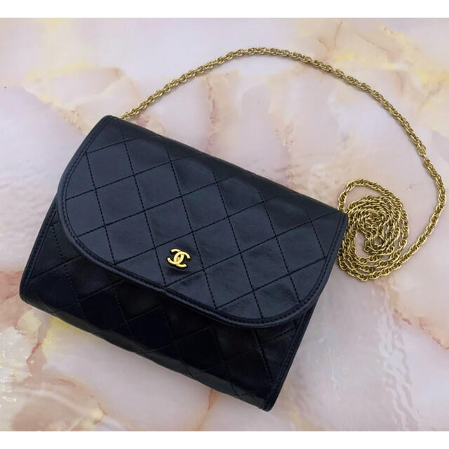 CHANEL　レア　デカココ　ヴィンテージチェーンバッグ