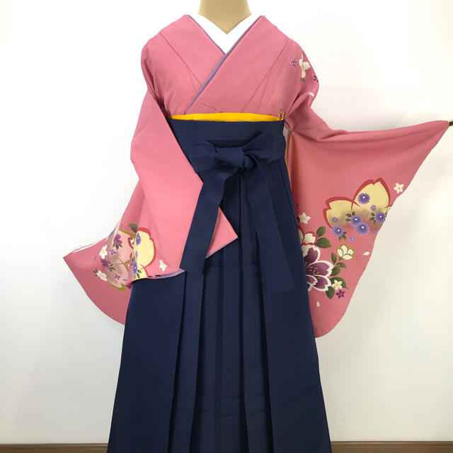 美品『卒業式 袴 小振袖 k28